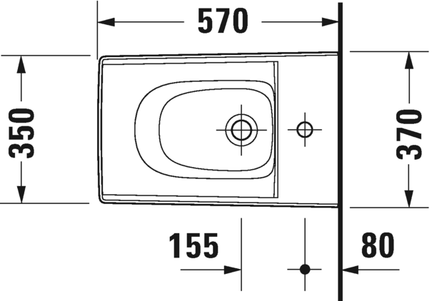 Фото Подвесное биде Duravit Viu 2292150000