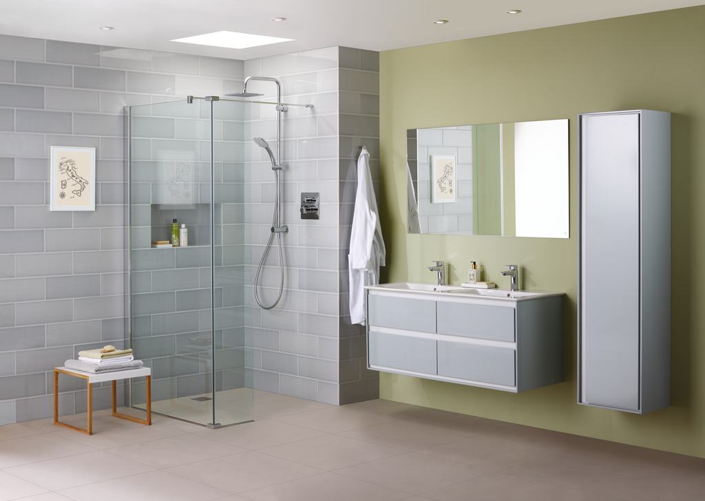 Фото Шкаф-пенал Ideal Standard Connect Air E0832B2 белый