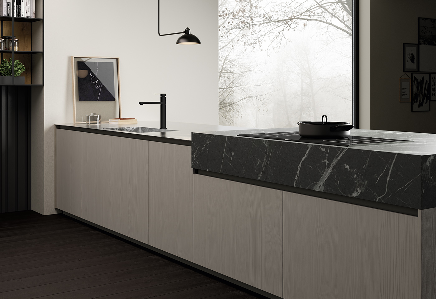 Фото Кухня Arredo3 Asia прямая