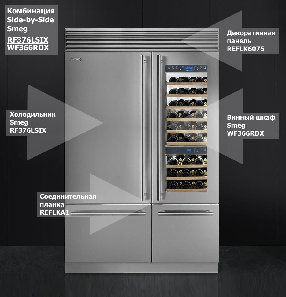 Фото Винный холодильник Smeg WF366RDX