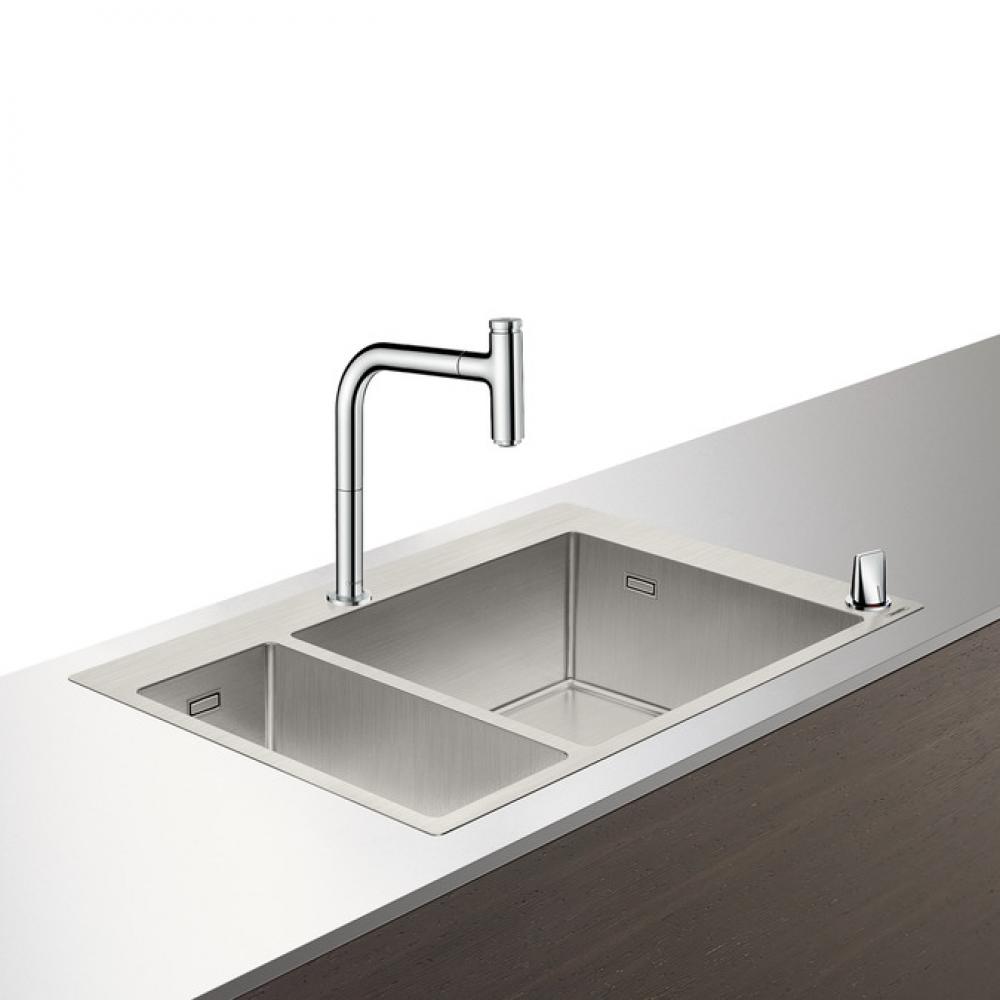 Фото Кухонная комбинация hansgrohe C71-F655-09 43206800 сталь