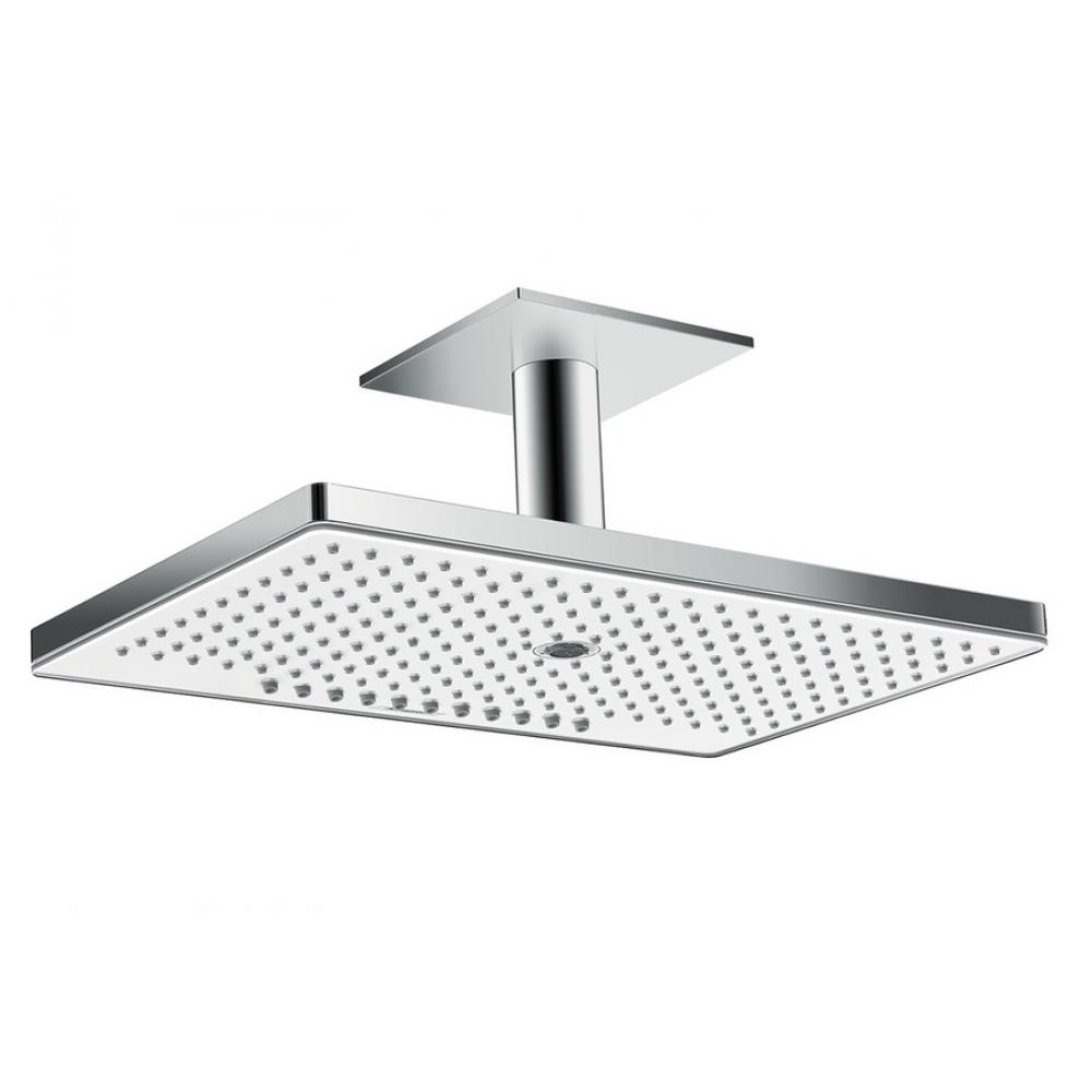 Фото Верхний душ встраиваемый hansgrohe Rainmaker Select 460 3jet EcoSmart 24016400 белый/хром