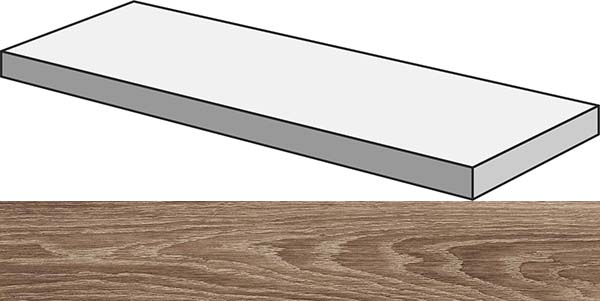 Фото Угловая ступень ECO CHIC ANG.TOP DX AVANA RET правая (PF60006672) 32x120x4.5 от ABK Ceramiche