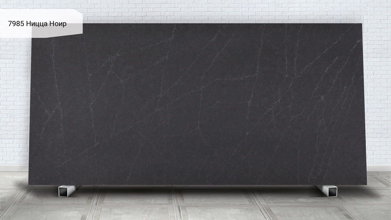 Фото Столешница Avant Quartz 7985 Ницца Ноир
