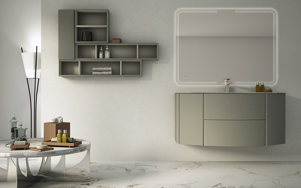 Фото Тумба под раковину Cezares Eden 54407, Grigio talpa opaco
