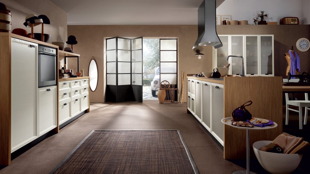 Фото Кухня Scavolini Atelier прямая с островом