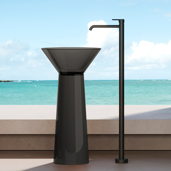 Фото Раковина Dea Design Pedestal Basin 48 DD2022 480 R4 smoky black