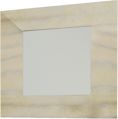 Фото Зеркало Clarberg Papyrus-wood 100 (Pap-w.02.10/LIGHT), светлое дерево