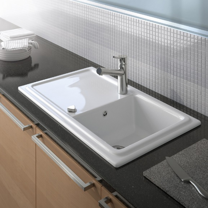 Фото Кухонная мойка Duravit Cassia 50 7513860000 белый