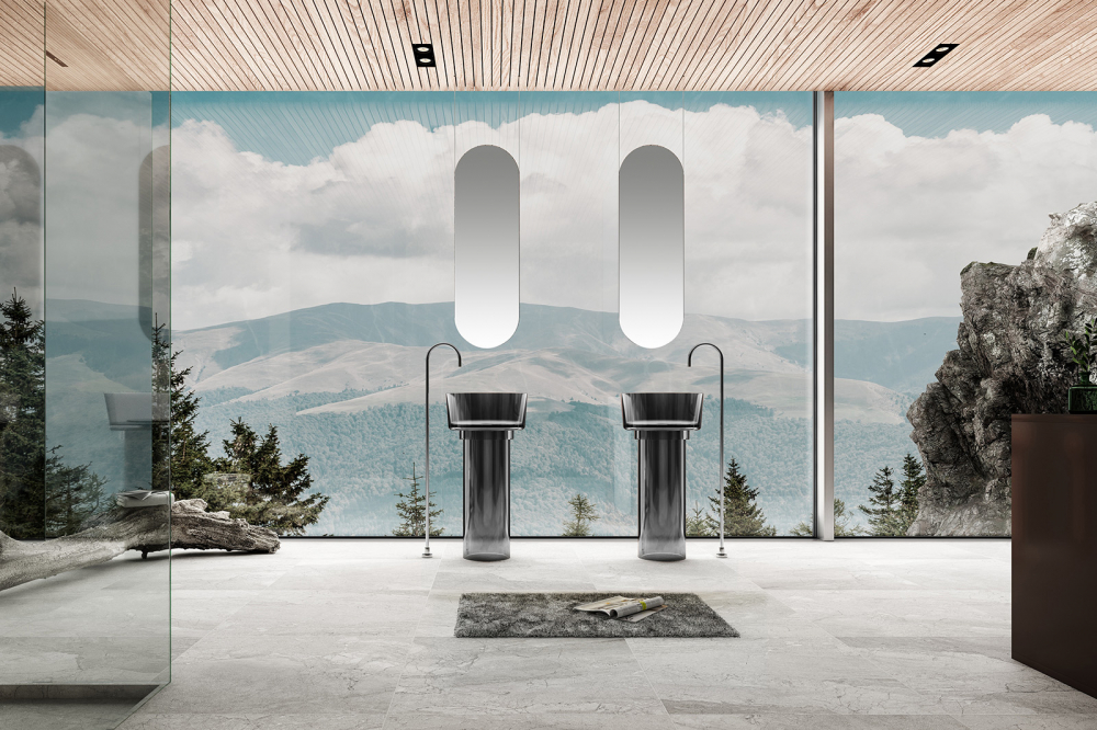 Фото Раковина Abber Kristall AT2702Onyx черная