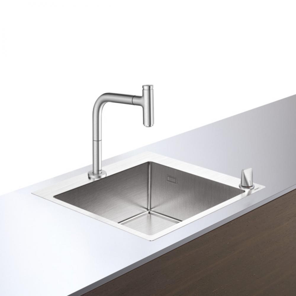 Фото Кухонная комбинация hansgrohe C71-F450-06 43201800 сталь