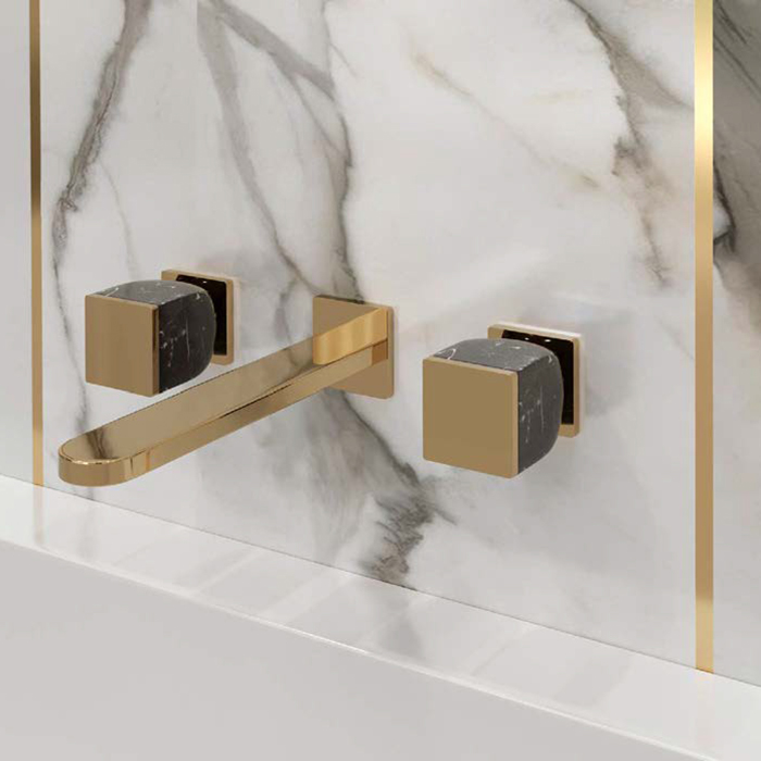 Фото Смеситель для раковины Cisal Hi-Rise RM0135118B золото