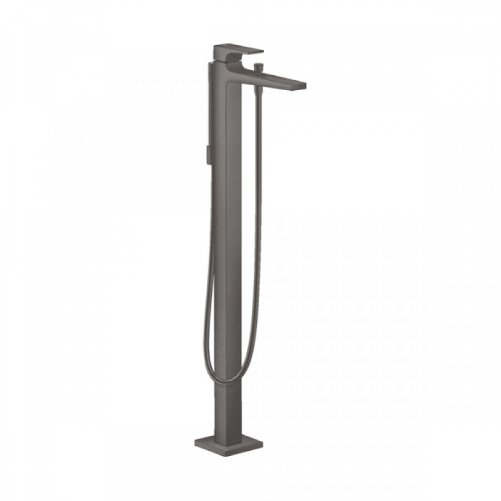 Фото Смеситель для ванны hansgrohe Metropol 32532340 шлифованный черный хром
