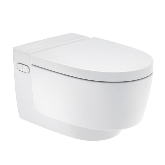 Фото Подвесной унитаз-биде Geberit AquaClean Mera Comfort 146.214.11.1 с крышкой-сиденьем