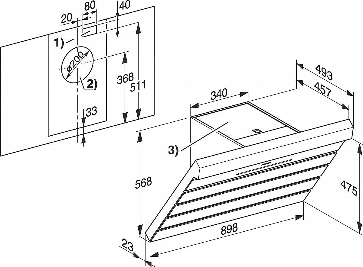 Фото Вытяжка Miele DA 6798 W Shape