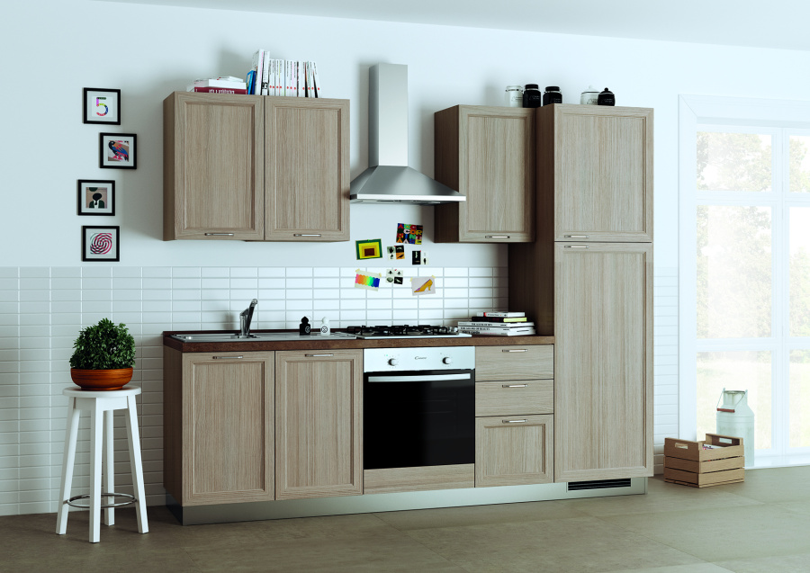 Фото Кухня Scavolini Highland прямая 300 см