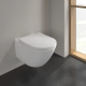 Фото Подвесной унитаз Villeroy&Boch Universo TwistFlush 4670T901 с крышкой-сиденьем