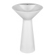 Фото Раковина Gessi Cono 45 см 45907#521 белый матовый