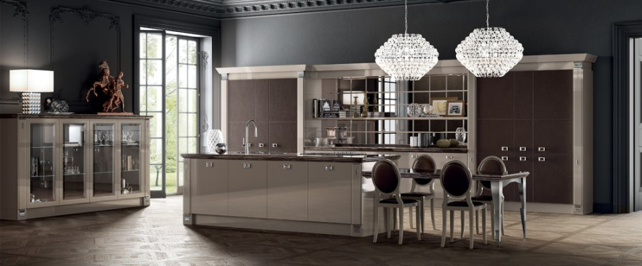 Фото Кухня Scavolini Exclusiva прямая 300 см