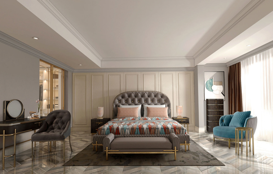 Фото Кровать Iconic Upholstered (US King Size)