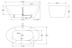 Фото Акриловая ванна BelBagno 180x90x60 BB68-1800