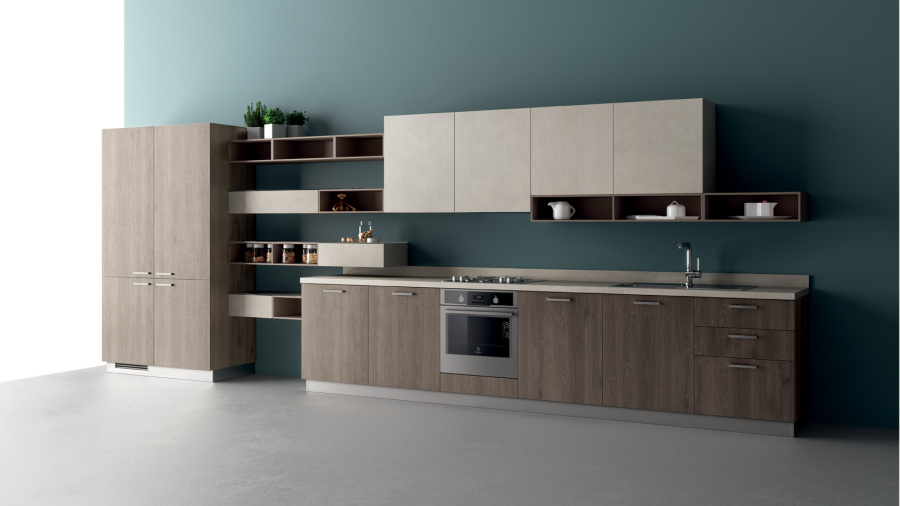 Фото Кухня Scavolini Mood прямая с островом