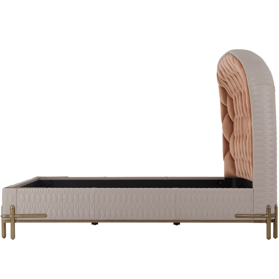 Фото Кровать Iconic Upholstered (US King Size, светло-серая)