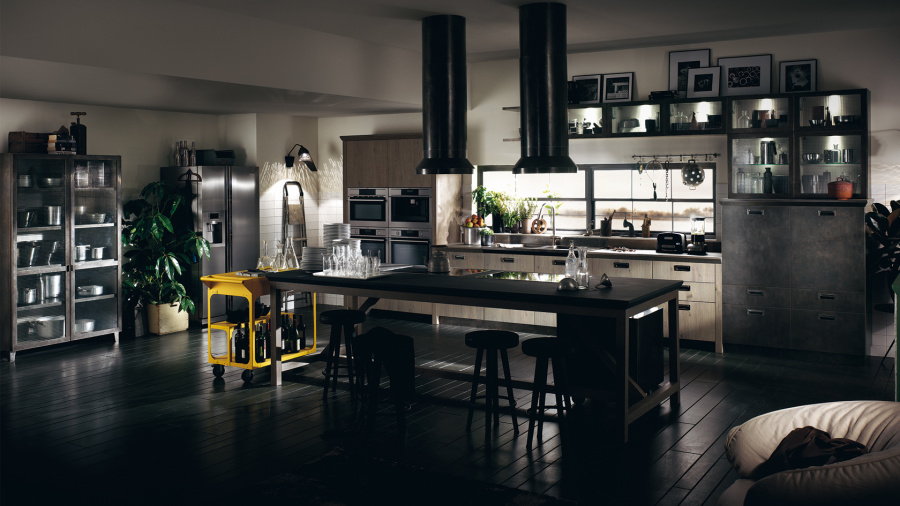 Фото Кухня Scavolini Diesel угловая 377 на 275 см