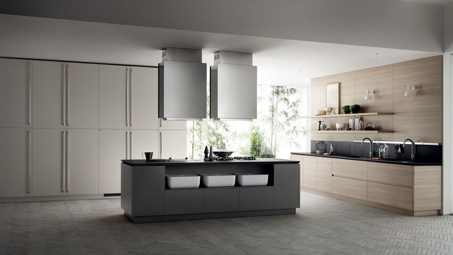 Фото Кухня Scavolini Qi угловая 480 на 260 см