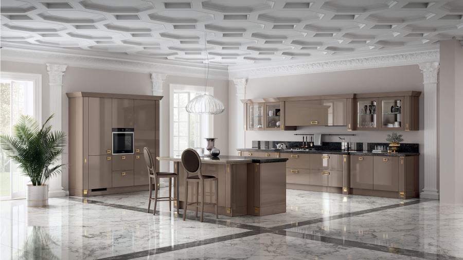 Фото Кухня Scavolini Exclusiva прямая 300 см