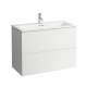 Фото Тумба с раковиной Laufen Kartell 100 8.6033.7.640.104.1 белый