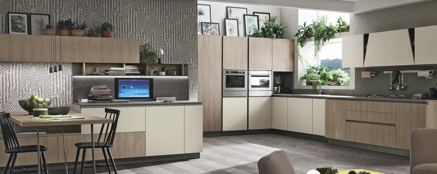 Фото Кухня Stosa Infinity прямая 300 см