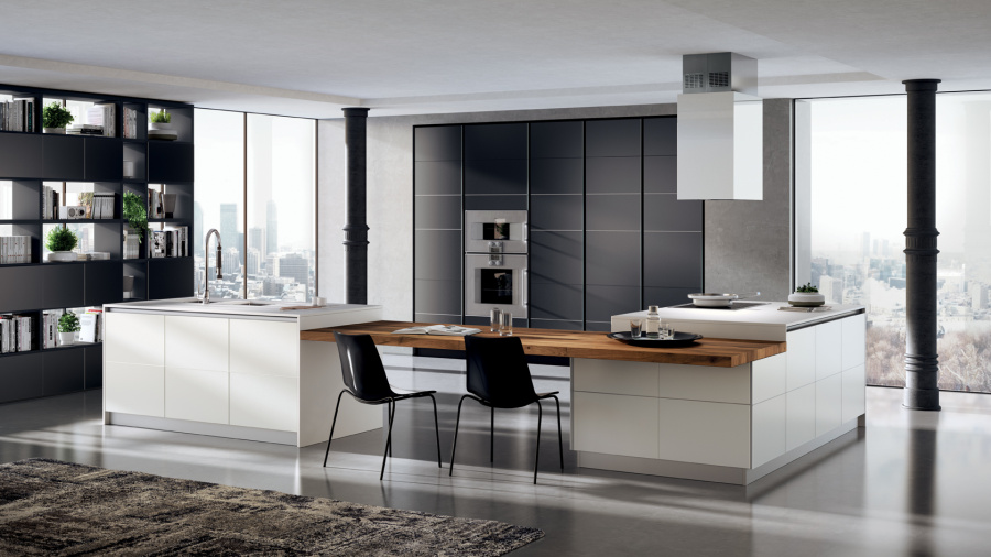Фото Кухня Scavolini Tetrix прямая 420 см