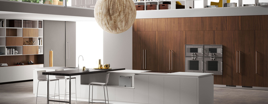 Фото Кухня Scavolini прямая с островом