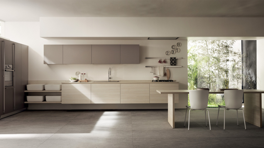 Фото Кухня Scavolini Qi угловая 480 на 260 см