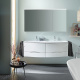 Фото Тумба с двумя раковинами Burgbad Sinea 2.0 151 SFFQ151 F2800 G0167 C0001*1 белая глянцевая