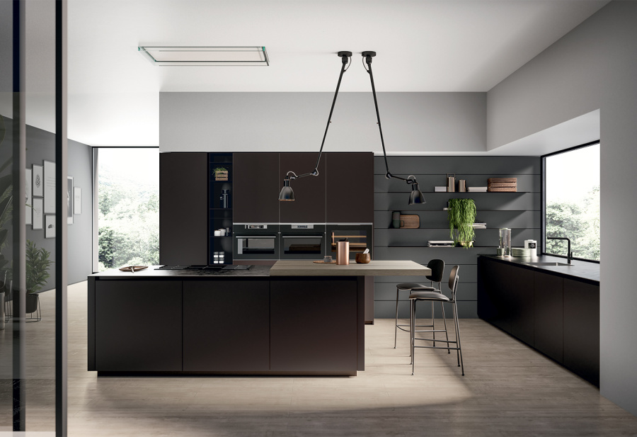 Фото Кухня Arredo3 Glass 2.0 прямая