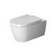 Фото Подвесной унитаз Duravit Me by Starck 45290900A11 с крышкой-сиденьем