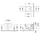 Фото Унитаз подвесной Duravit ME by Starck Rimless 45290900A1 (2529090000+0020090000) с сиденьем микролифт