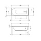 Фото Акриловая ванна Duravit D-Neo 180х80 700475000000000