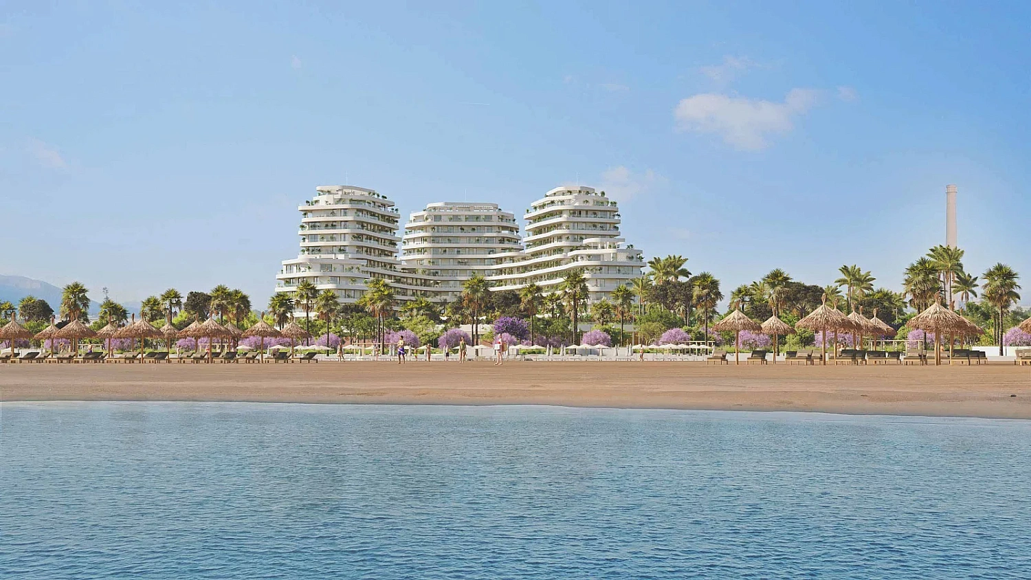 Квартира в новостройке Апартаменты с видом на море в Малаге в проекте "Termica Beach"