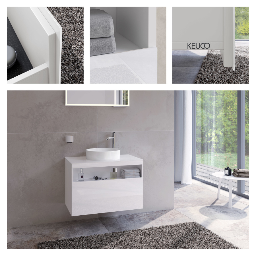 Фото Тумба под раковину Keuco Stageline 80 32865300000 белая
