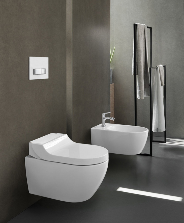 Фото Подвесной унитаз-биде Geberit AquaClean 146.294.SI.1
