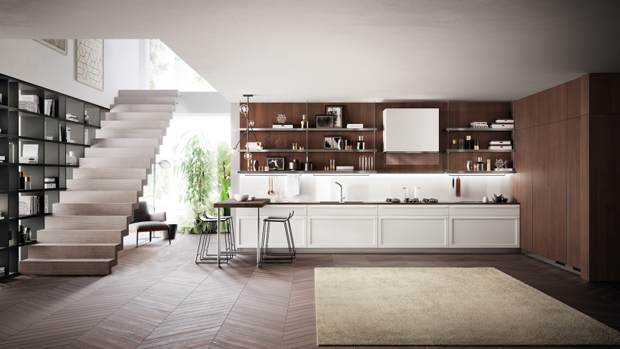 Фото Кухня Scavolini Carattere прямая 300 см
