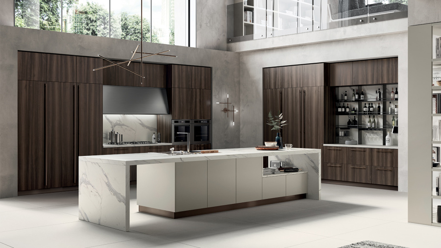 Фото Кухня Scavolini Mood прямая с островом
