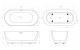 Фото Акриловая ванна BelBagno 170x80 BB413-1700-800-MATT