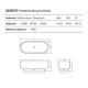 Фото Отдельностоящая ванна Dea Design Shadow 170х72х56 DD8675 1700 R1 sunset