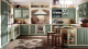Фото Кухня Scavolini Baltimora угловая 365 на 150 см