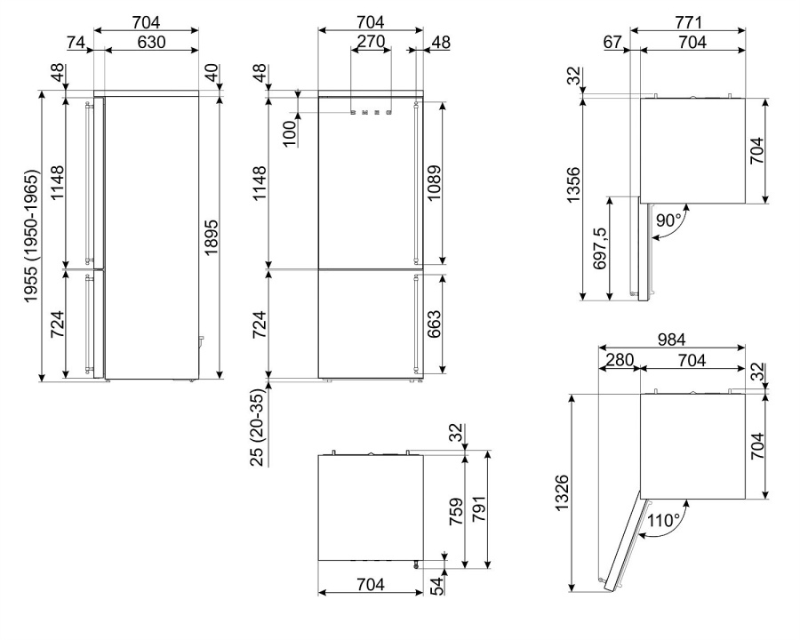 Фото Холодильник Smeg FA8005LPO5