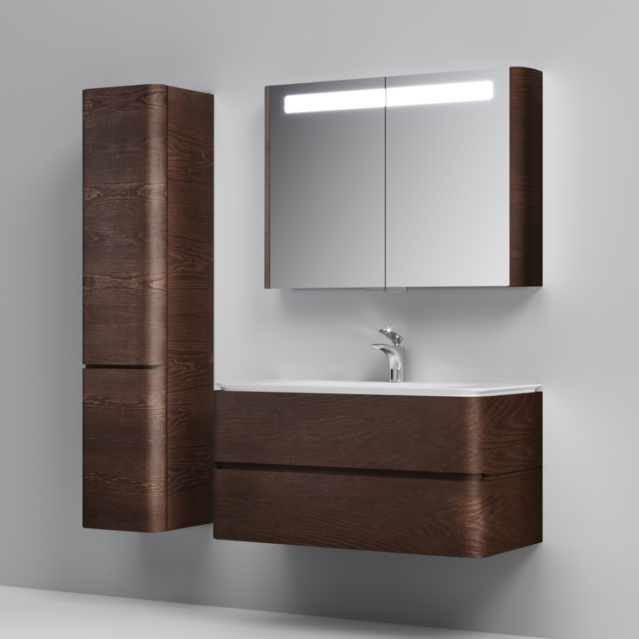 Фото Тумба под раковину AM.PM Sensation M30FHX1002TF табачный дуб текстурированный